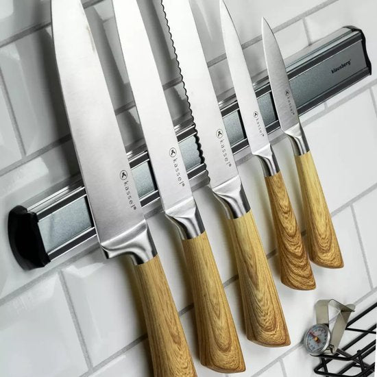 Klausberg KB7247 magnetisch messenrek – wandrek voor messen en keukengerei