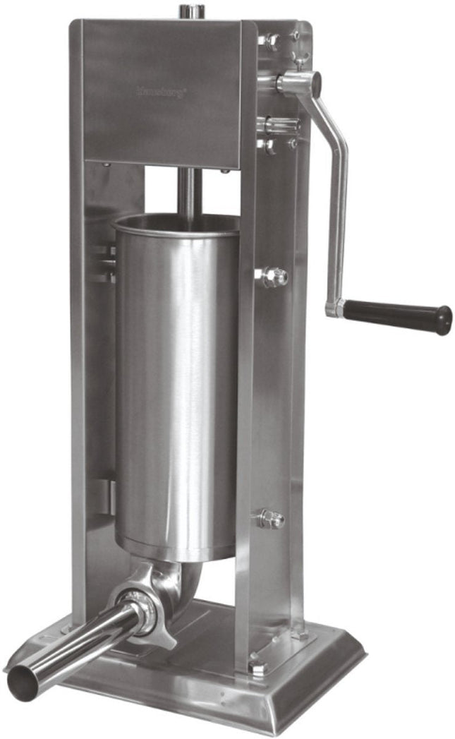 Klausberg KB-7930 verticale worstenvuller 5 kg – rvs, met 4 vultrechters