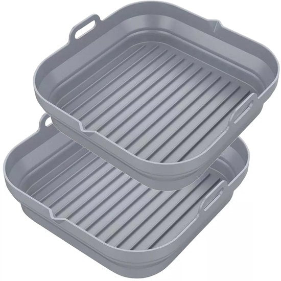 Klausberg KB-7790 siliconen airfryer bakvorm – set van 2, tot 230 °C