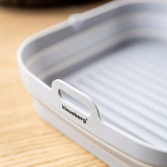 Klausberg KB-7790 siliconen airfryer bakvorm – set van 2, tot 230 °C – foto 5