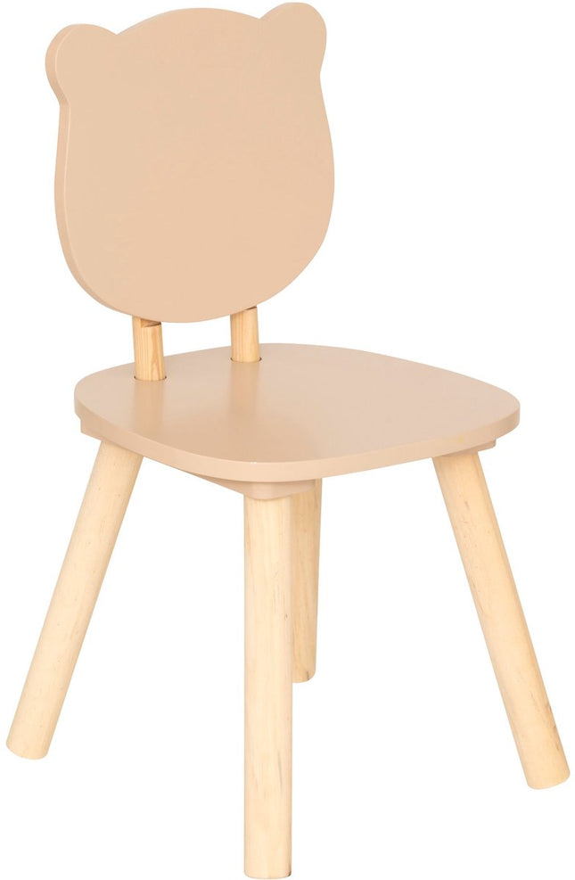 Atmosphera Kids teddybeer kinderstoel – beige, 26 x 26 x 49 cm
