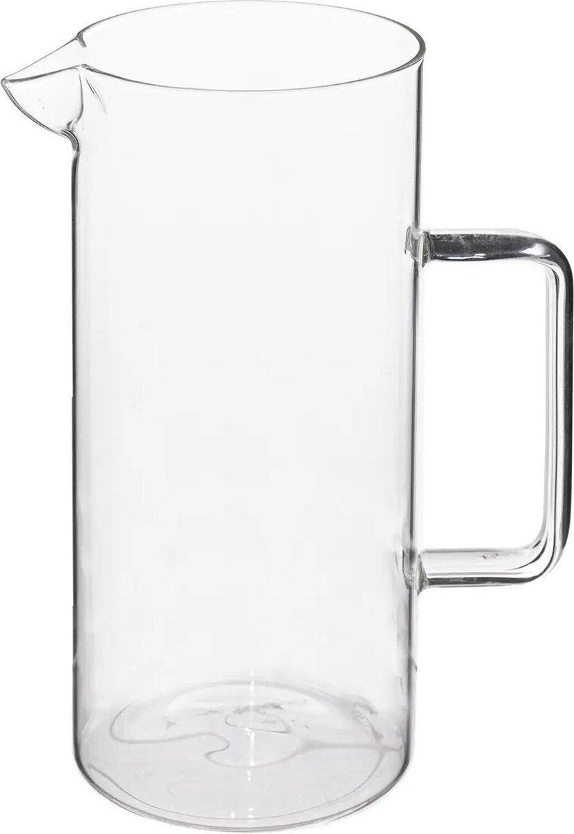 Secret de Gourmet Water Karaf / schenkkan met schenktuit - glas - 1. 5 Liter - D10 x H22 cm