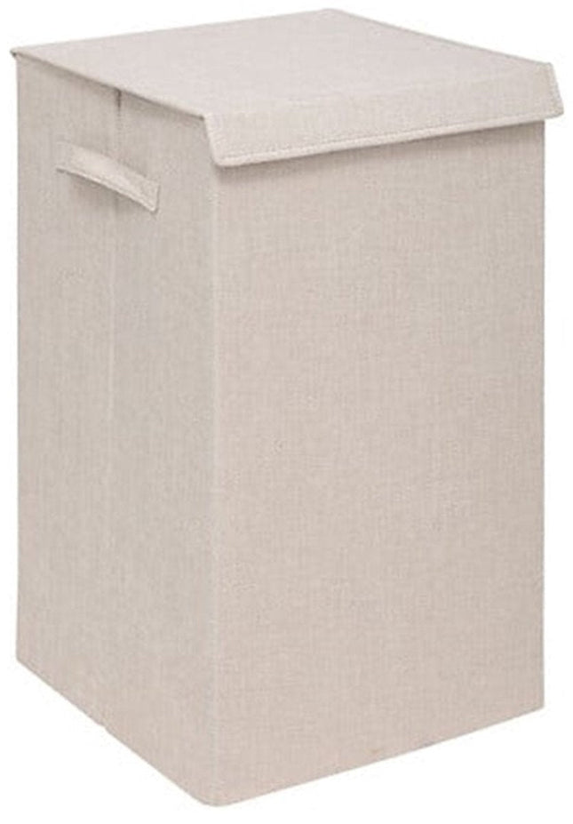 5Five Eureka sorteer wasmand beige – 2 vakken, klepdeksel, 74 liter