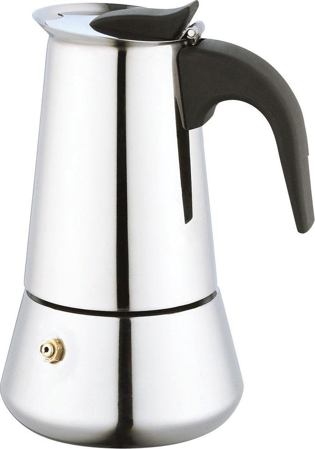 Kinghoff percolator 4 kops – RVS espressomaker voor inductie, 170 ml