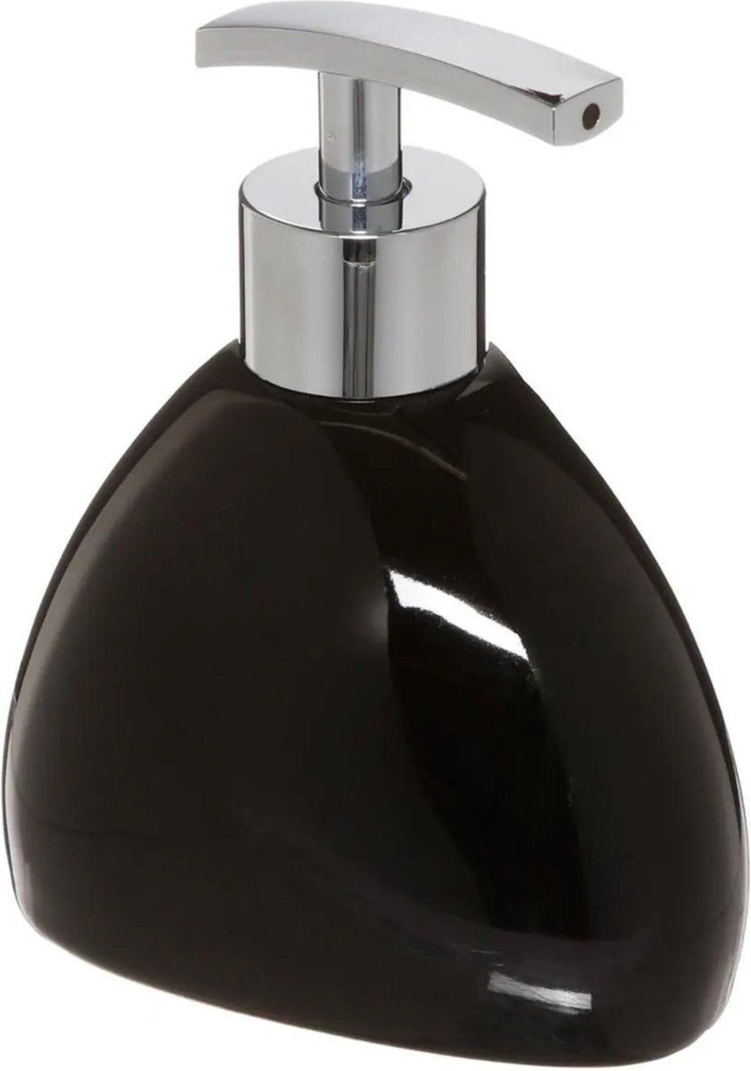 5Five zeeppompje van keramiek zwart – zeepdispenser 300 ml