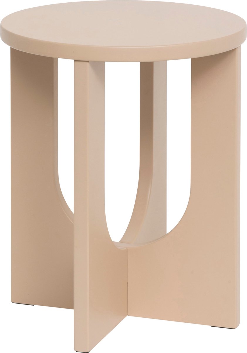 Atmosphera Table d'appoint Bloom - Ø40xH51cm - Noisette