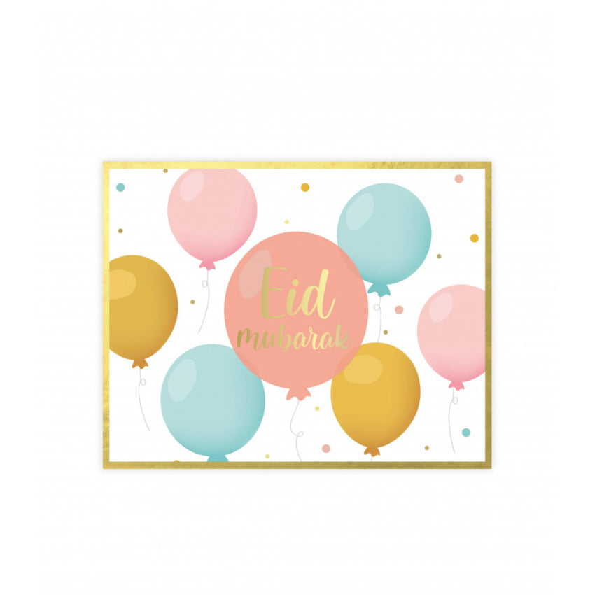 Eid Mubarak placemats voor kids – 6 stuks, A3-formaat