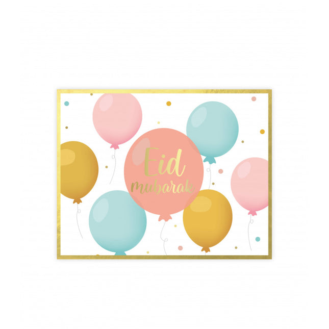 Eid Mubarak placemats voor kids – 6 stuks, A3-formaat