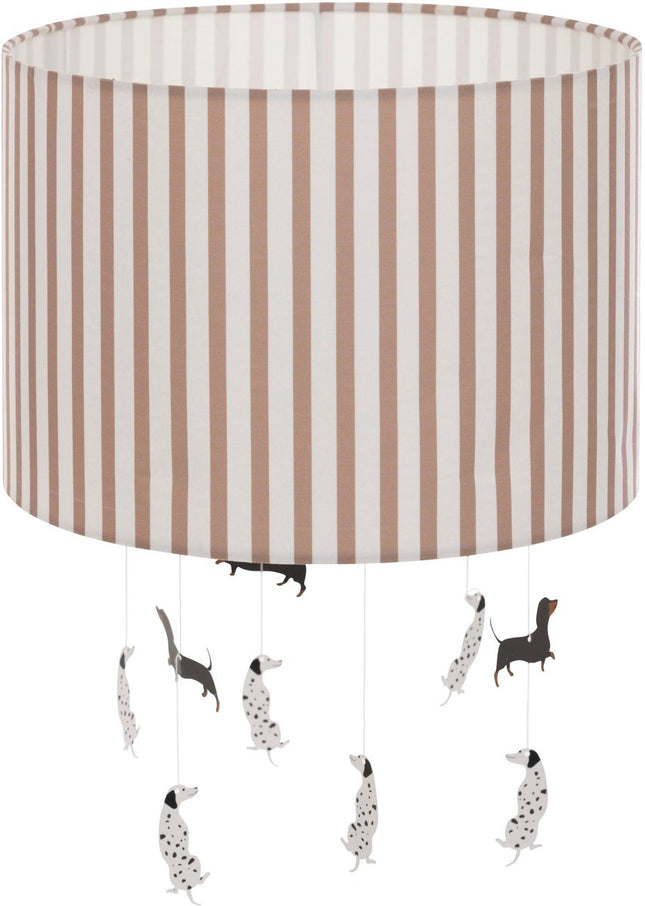 Atmosphera Kids children's lamp / Woef pendant lamp - Ø29xH40 cm - Brown / White