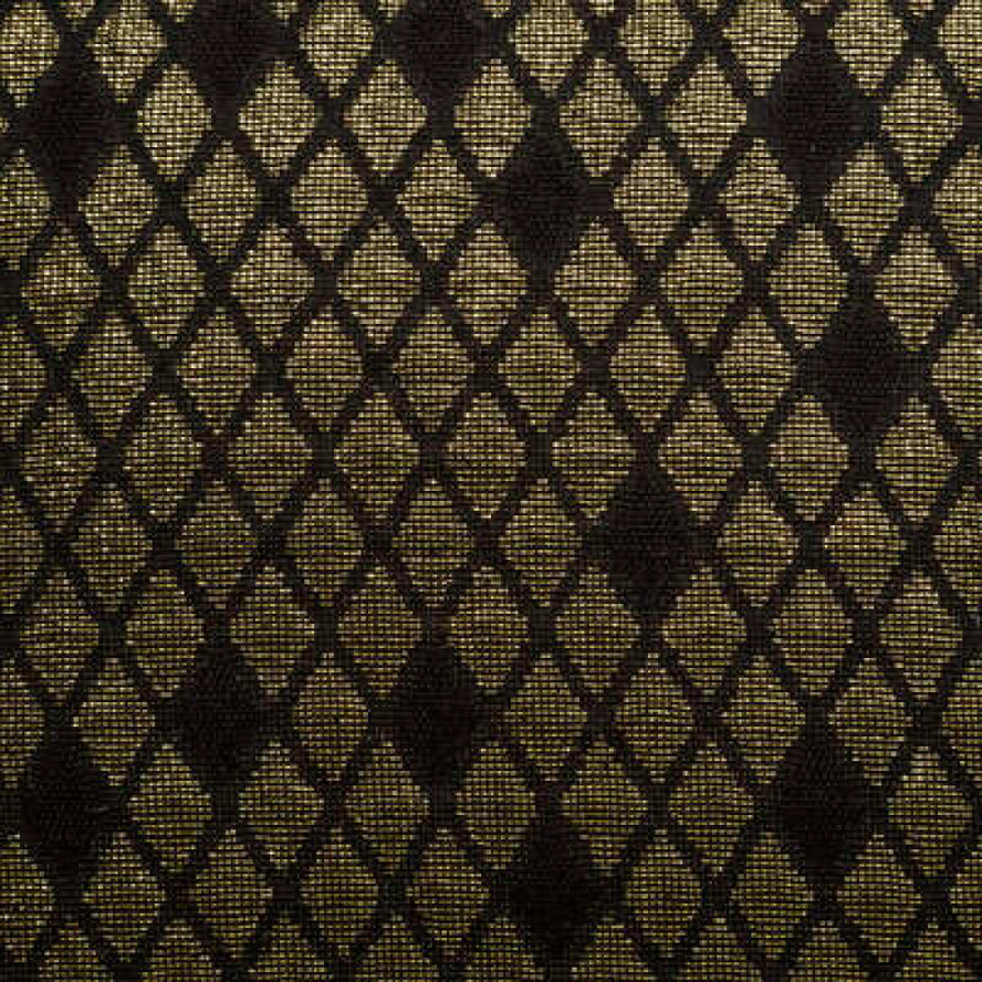 Kussenhoes zwart en shiny goud – katoen, 40 x 40 cm – foto 3