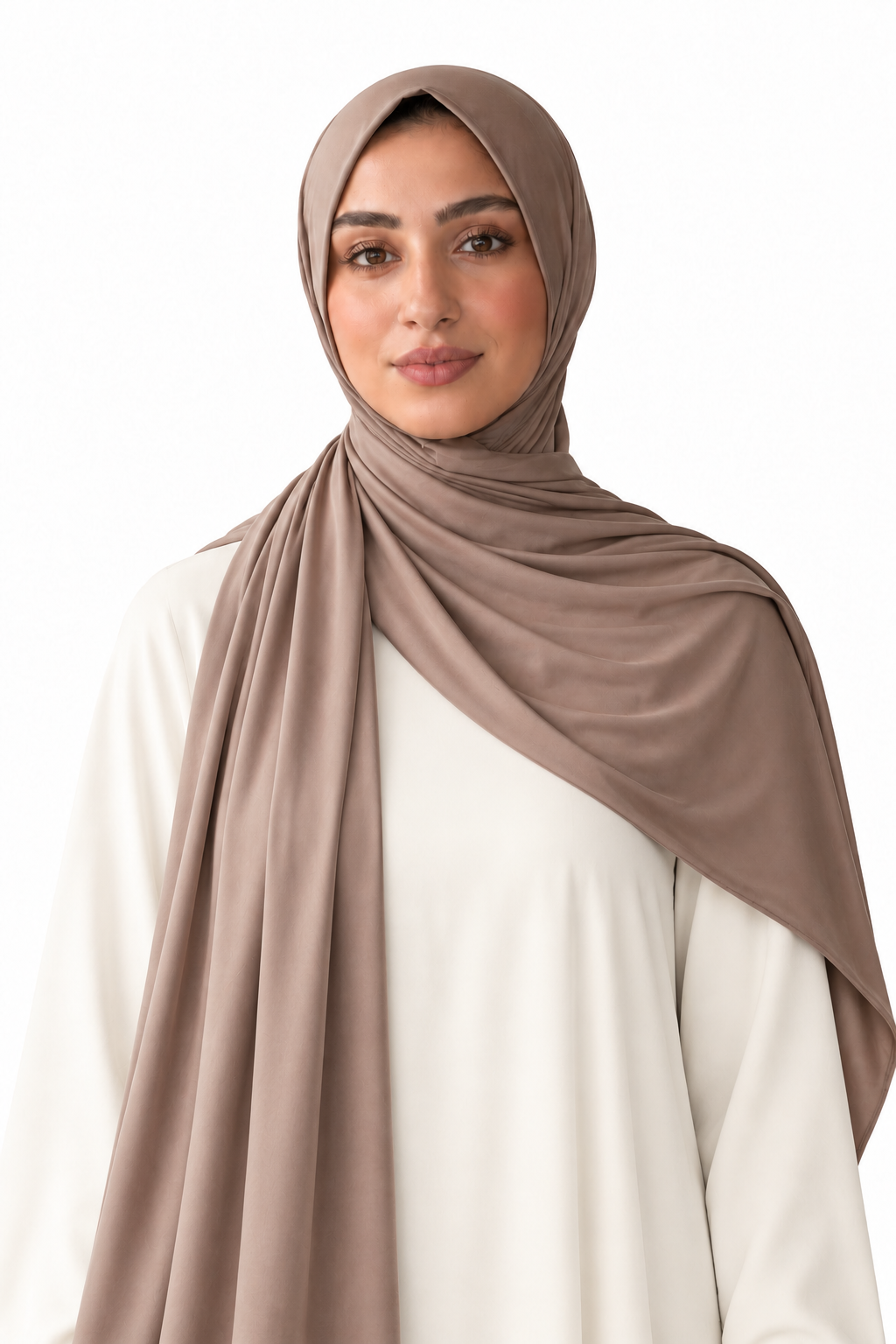 Liquid jersey scarf – supple hijab with slight stretch, 5 colors