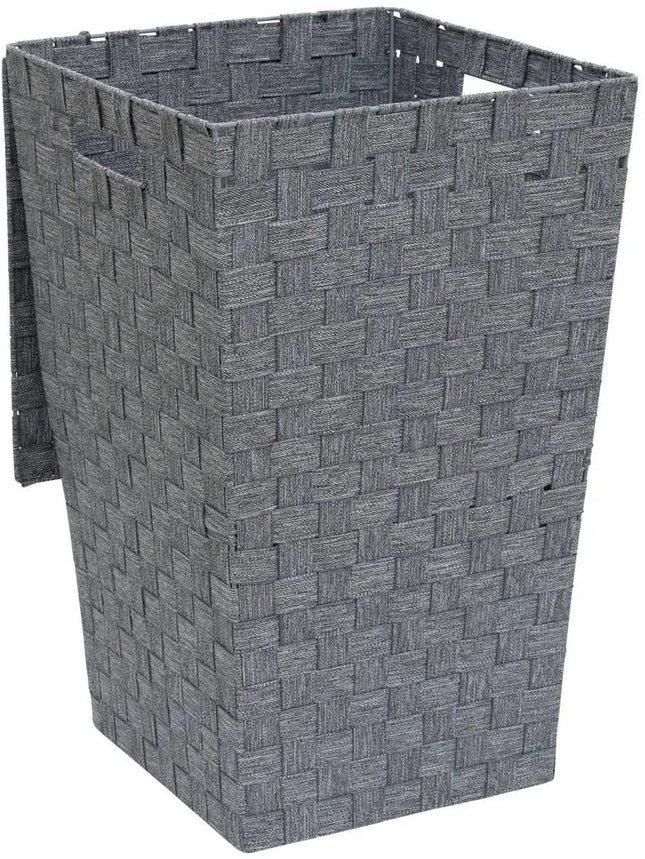 Lise L. wasmand grijs – opvouwbare kledingmand van polyester, 50 liter