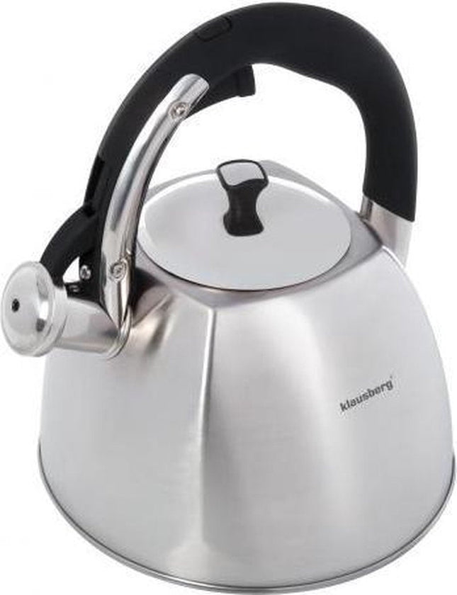 Klausberg KB-7015 whistling kettle - 3L - stainless steel - all heat sources