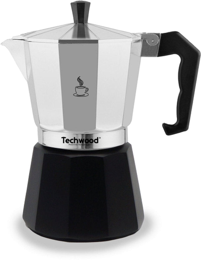 Techwood TCA-009 percolator voor 9 kopjes – aluminium koffiezetter