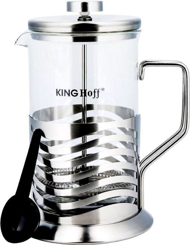 Kinghoff - Coffee maker - Tea maker - Stainless steel - Dishwasher safe - 600 ml
