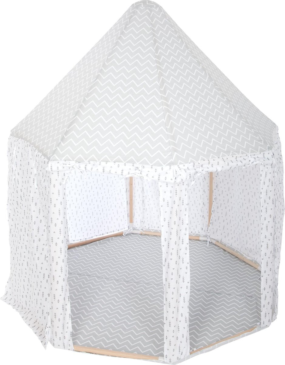 Atmosphera Kids yurt speeltent grijs – kindertent, 140 cm hoog