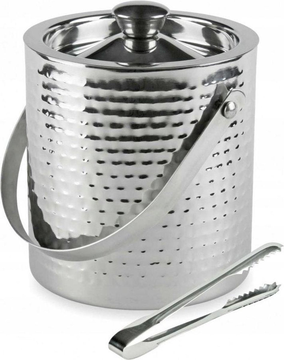 Kinghoff 1503 ijsemmer met deksel – dubbelwandig rvs, 1,5 liter