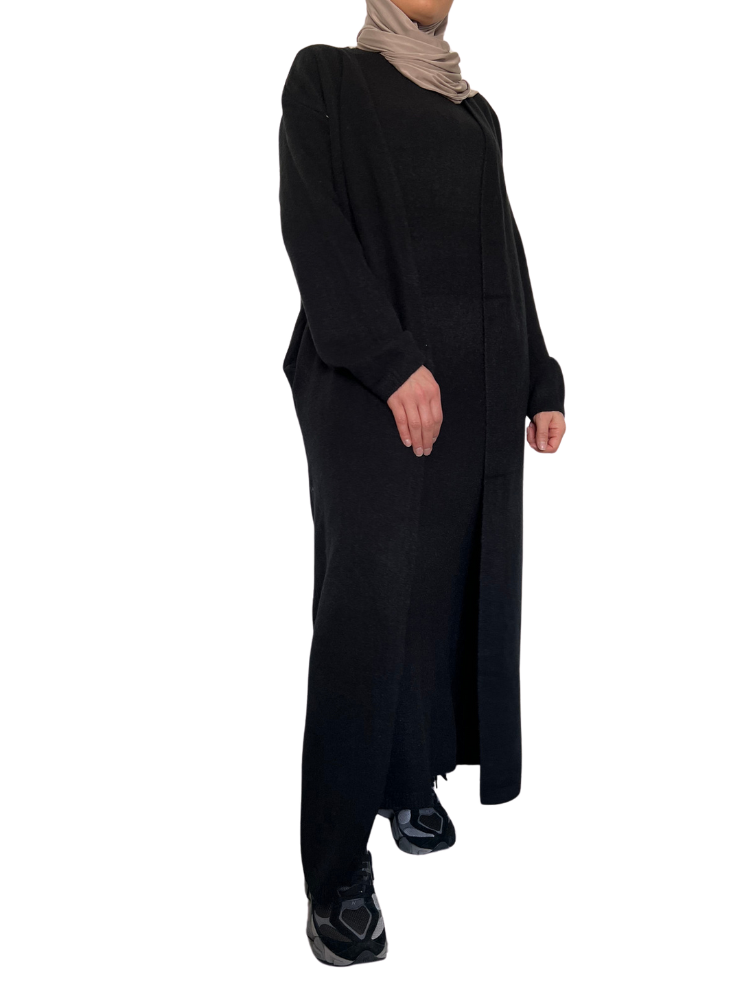 Mina twinset – modest set met vest en jurk zonder mouwen, 3 kleuren – foto 11
