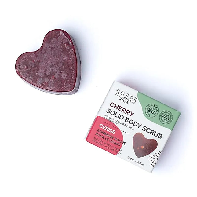 Natural cherry exfoliating soap - 100% Handmade - 100 g