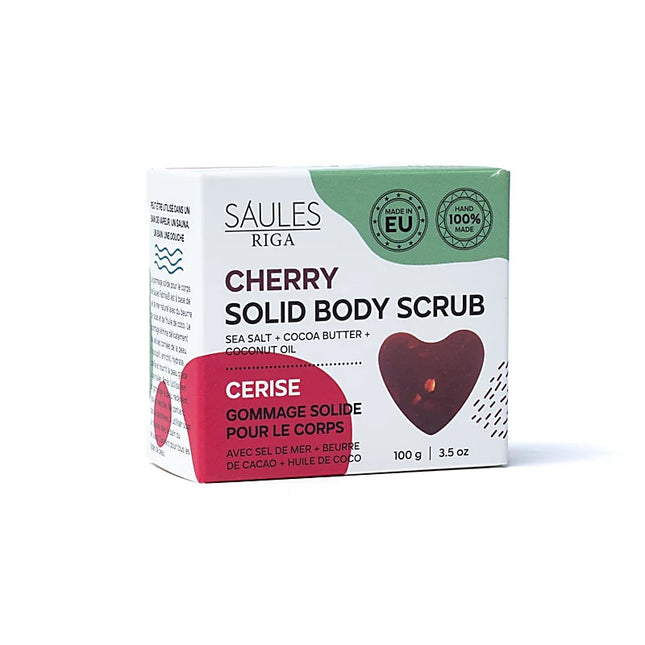 Natural cherry exfoliating soap - 100% Handmade - 100 g