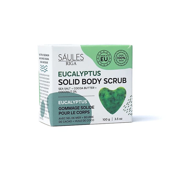 Natural eucalyptus exfoliating soap