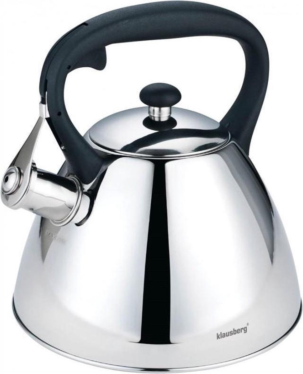 Klausberg 7207 whistling kettle - 3L - stainless steel - all heat sources