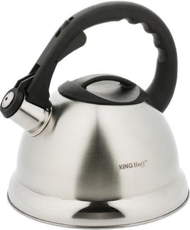 Kinghoff 1323 whistling kettle - 3L - stainless steel - all heat sources