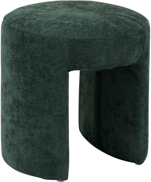 Atmosphera Jin Pouffe - Ø38 cm - Cedar Green