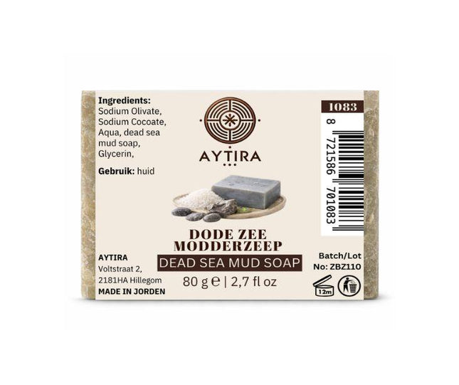 Aytira Dode Zee modderzeep – Dead Sea mud soap, 80 g