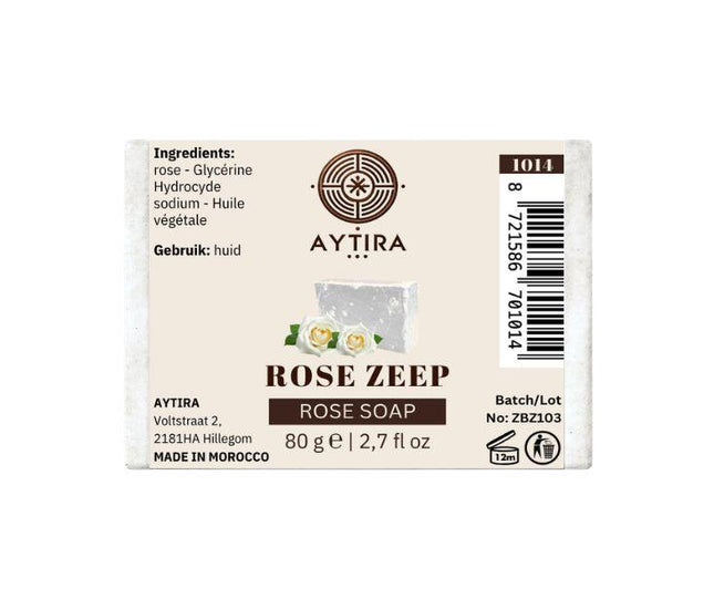 AYTiRA Rose zeep 80 g – milde zeep met roos en glycerine