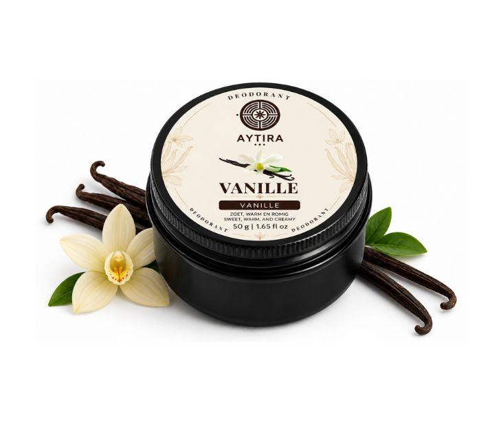AYTiRA vanille deodorant 50 g – natuurlijke deo met sheaboter en kokosolie