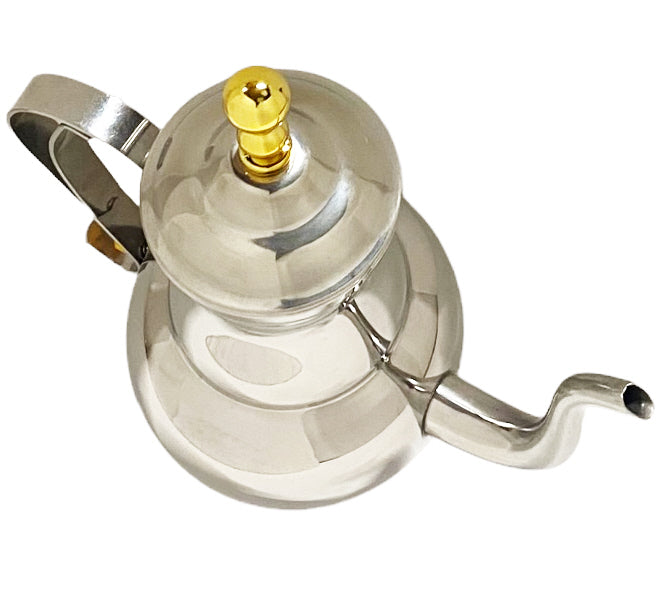 Aladdin theepot zilverkleurig – met uitneembaar filter, 1,1 of 1,5 liter – foto 5