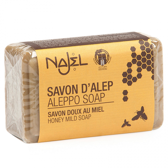Najel Aleppo zeep met honing – olijf- en laurierolie, 100 gram