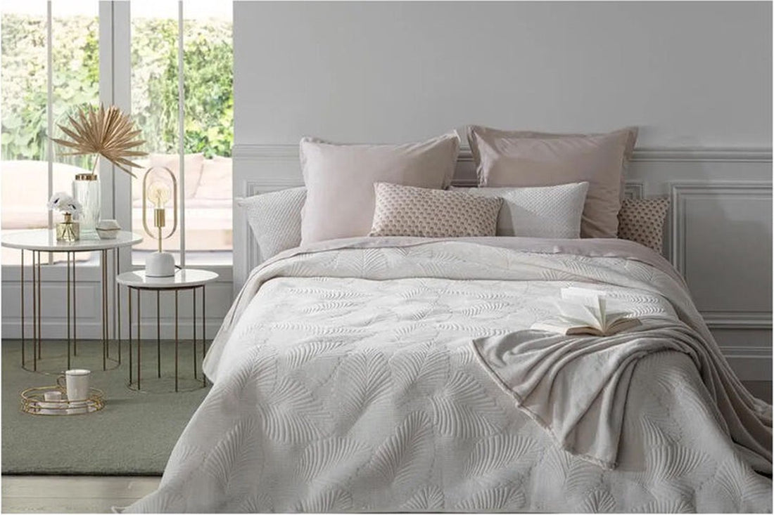 Atmosphera fluwelen sprei 240 x 260 cm – polyester met fluweelachtige textuur – foto 2