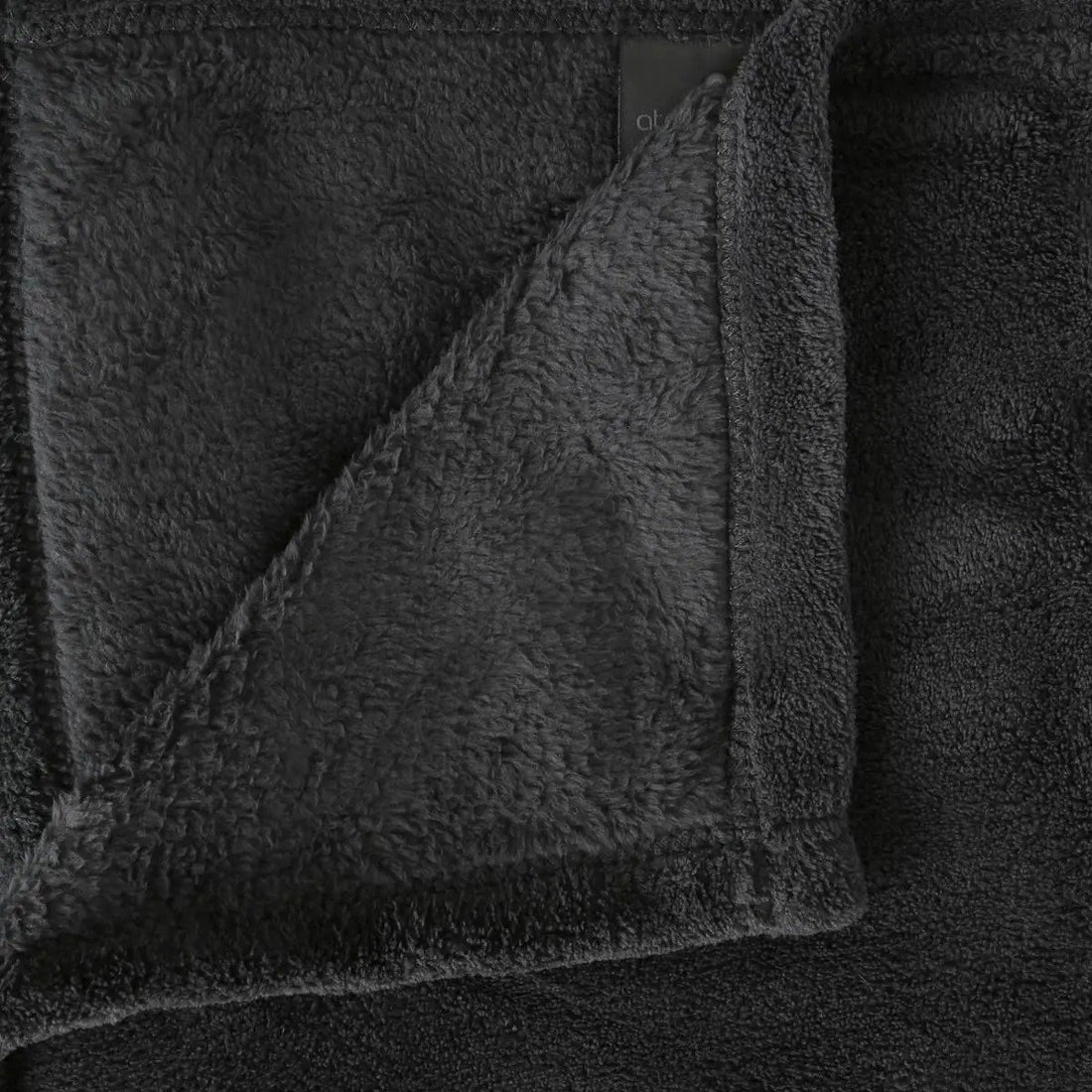 Atmosphera grote fleece deken antraciet – bankplaid 180 x 230 cm – foto 2
