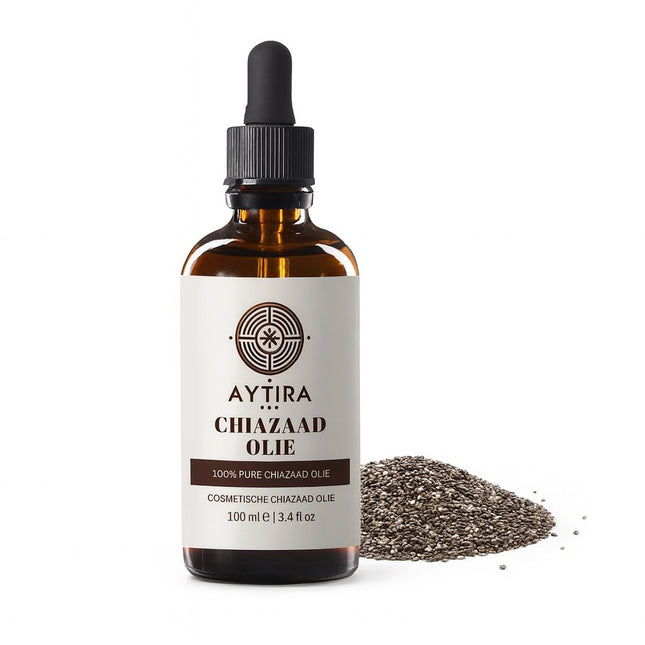 Aytira chiazaad olie 100 ml – koudgeperste olie voor huid en haar
