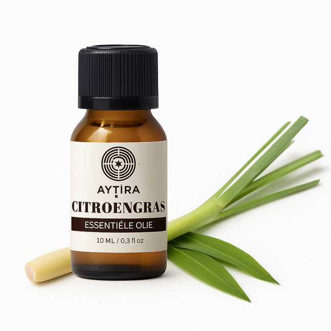 Aytira Lemongrass Essential Oil – 100% Pure & Refreshing – 10 ml