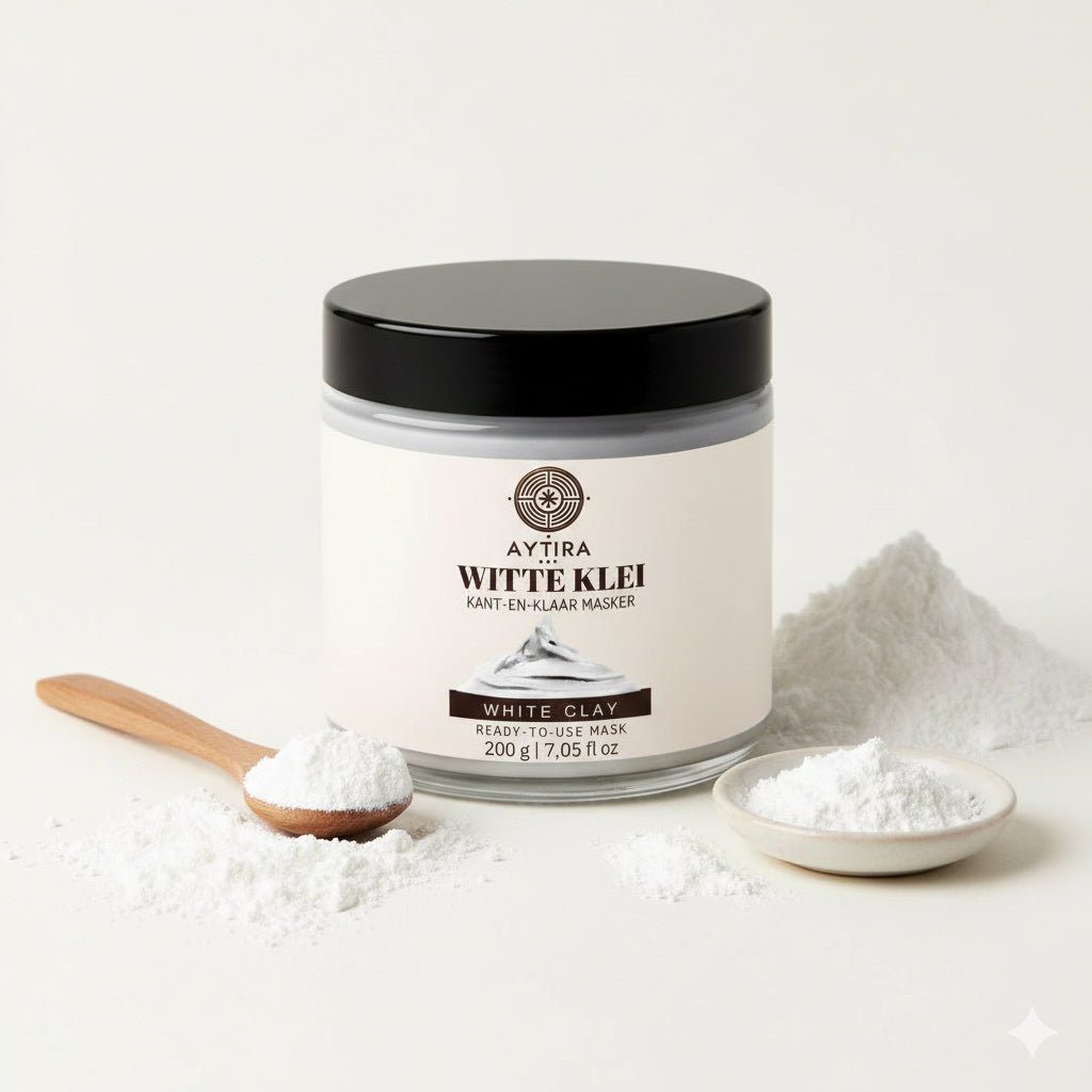 AYTIRA witte klei gezichtsmasker – kant-en-klare kaolien klei, 200 g – foto 2