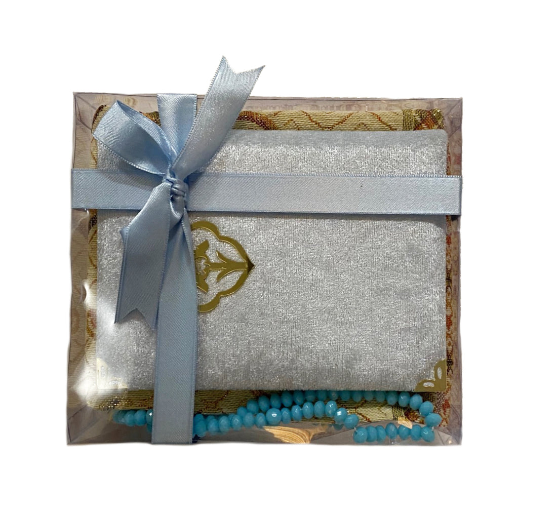 Cadeaupakket gebedskleed, tasbieh en boekje – islamitische cadeauset – foto 5