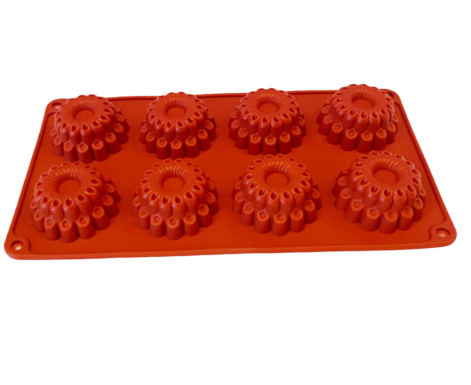 Siliconen bakmal met 12 mini vormpjes – oven, vriezer en vaatwasser