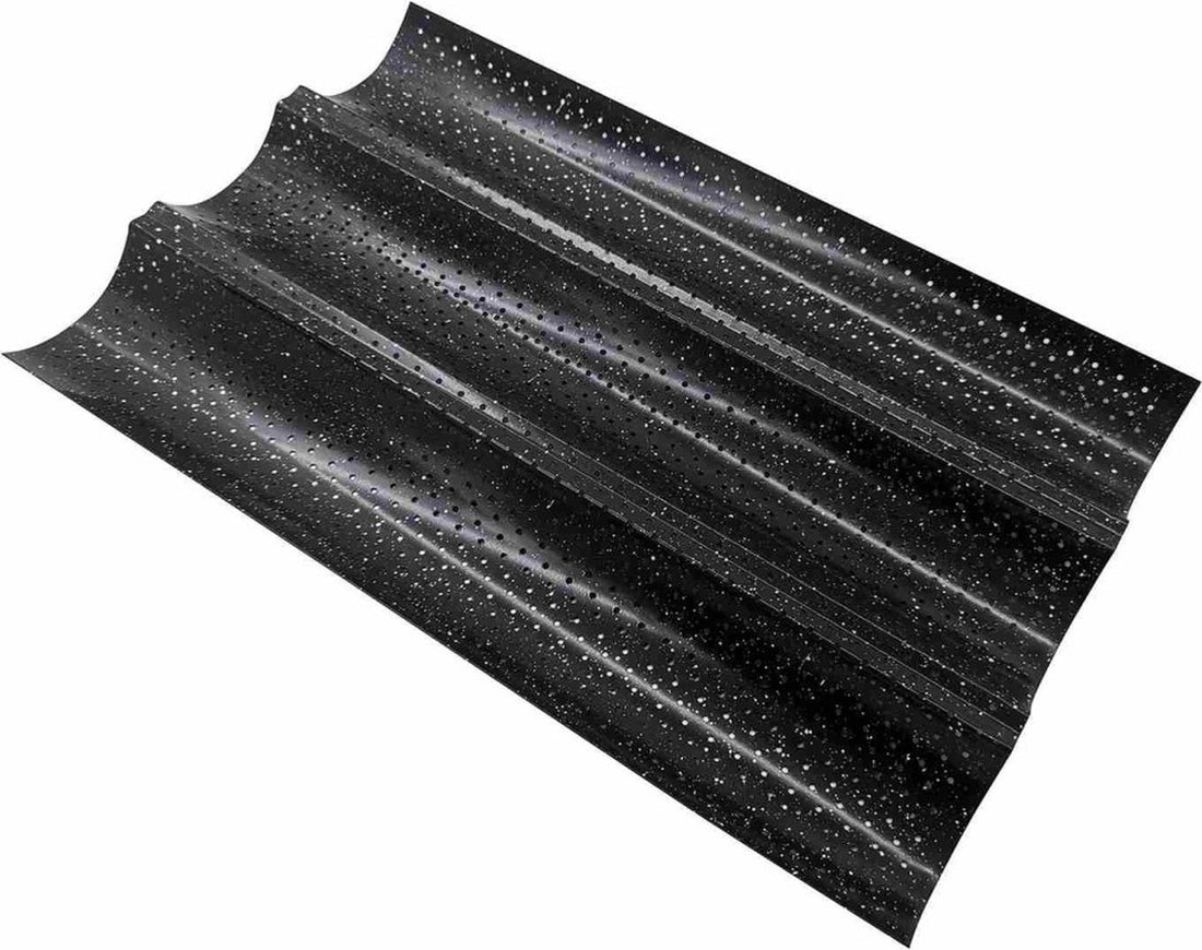 Kinghoff bakvorm voor stokbrood – rechthoekig bakblik, 38 x 24,5 cm