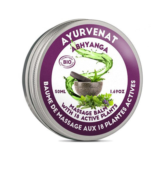 Ayurvedische massagebalsem met 18 kruiden – BIO, 50 ml