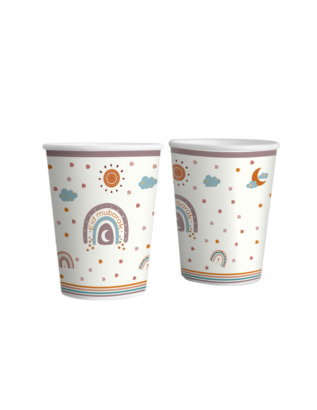 Gobelets - Eid Arc-en-ciel (lot de 6)