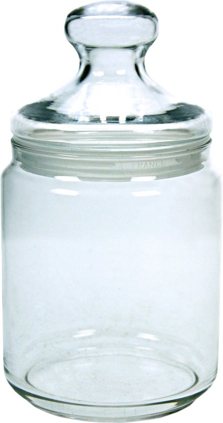 Luminarc voorraadpot van glas, 750 ml – bewaarpot met glazen deksel – foto 2