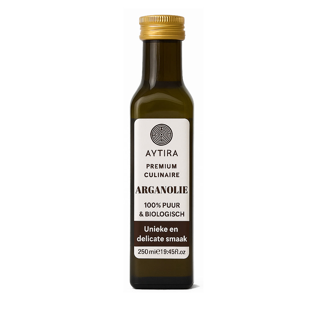 Aytira culinaire arganolie 250 ml – eetbare arganolie uit Marokko, koudgeperst