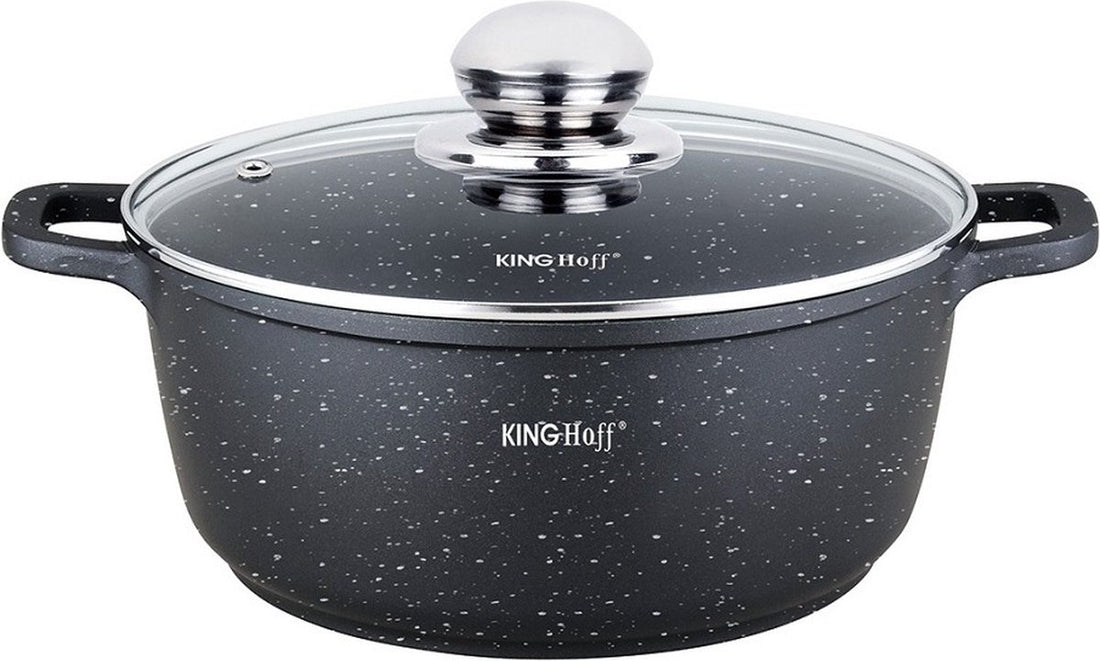 Kinghoff - Faitout - avec bouton arôme - 20 cm - 2,3 litres