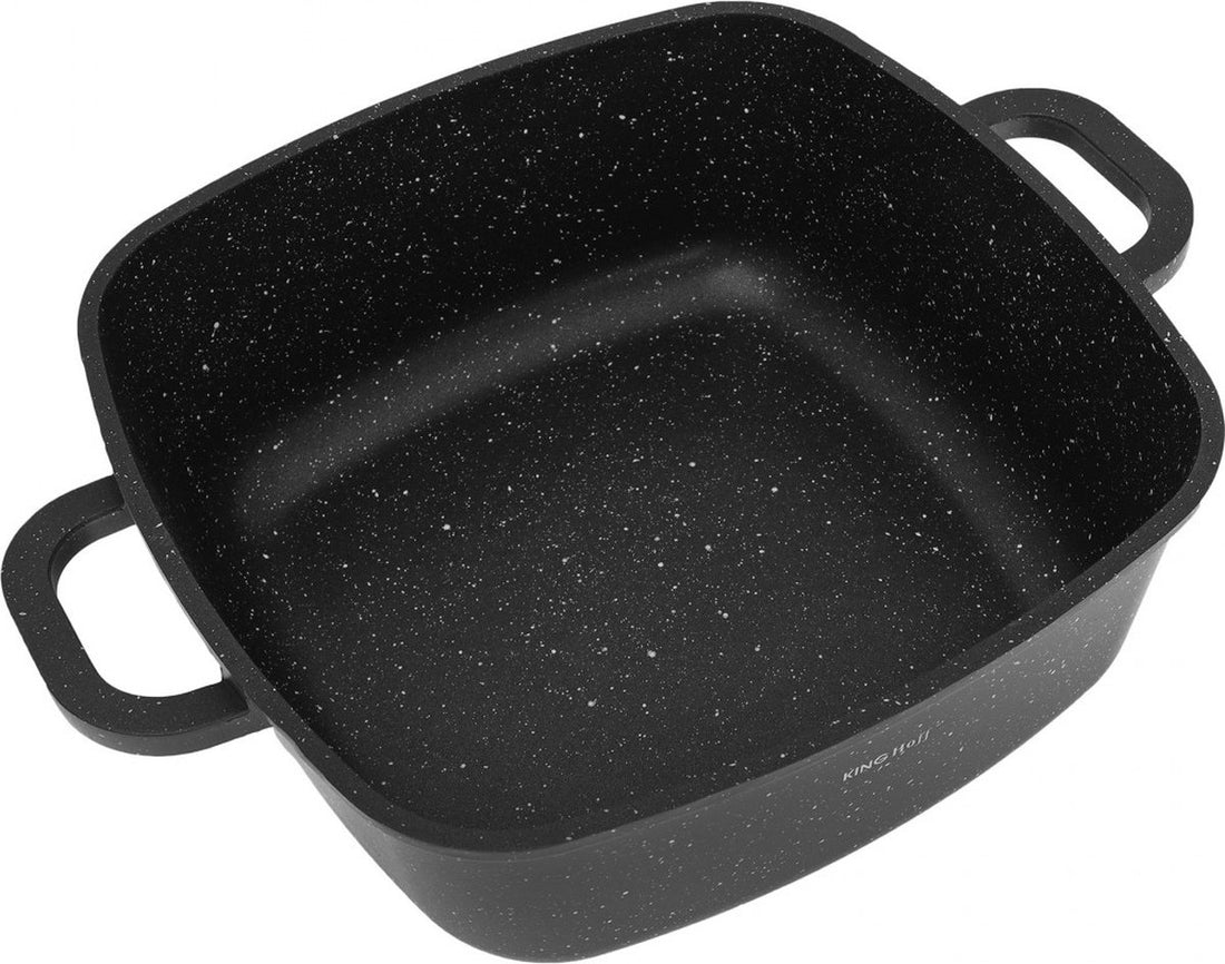 Kinghoff braadpannen set 6-delig – marmercoating, 3 pannen met glazen deksel – foto 6