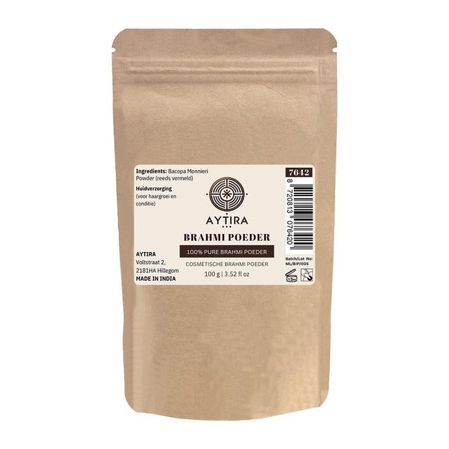Aytira Brahmi poeder 100 g – 100% Bacopa monnieri voor haarverzorging – foto 2