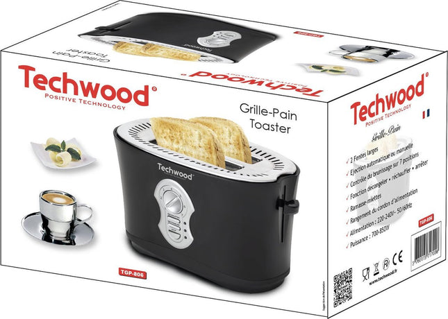 Techwood - Toaster - 2-slot