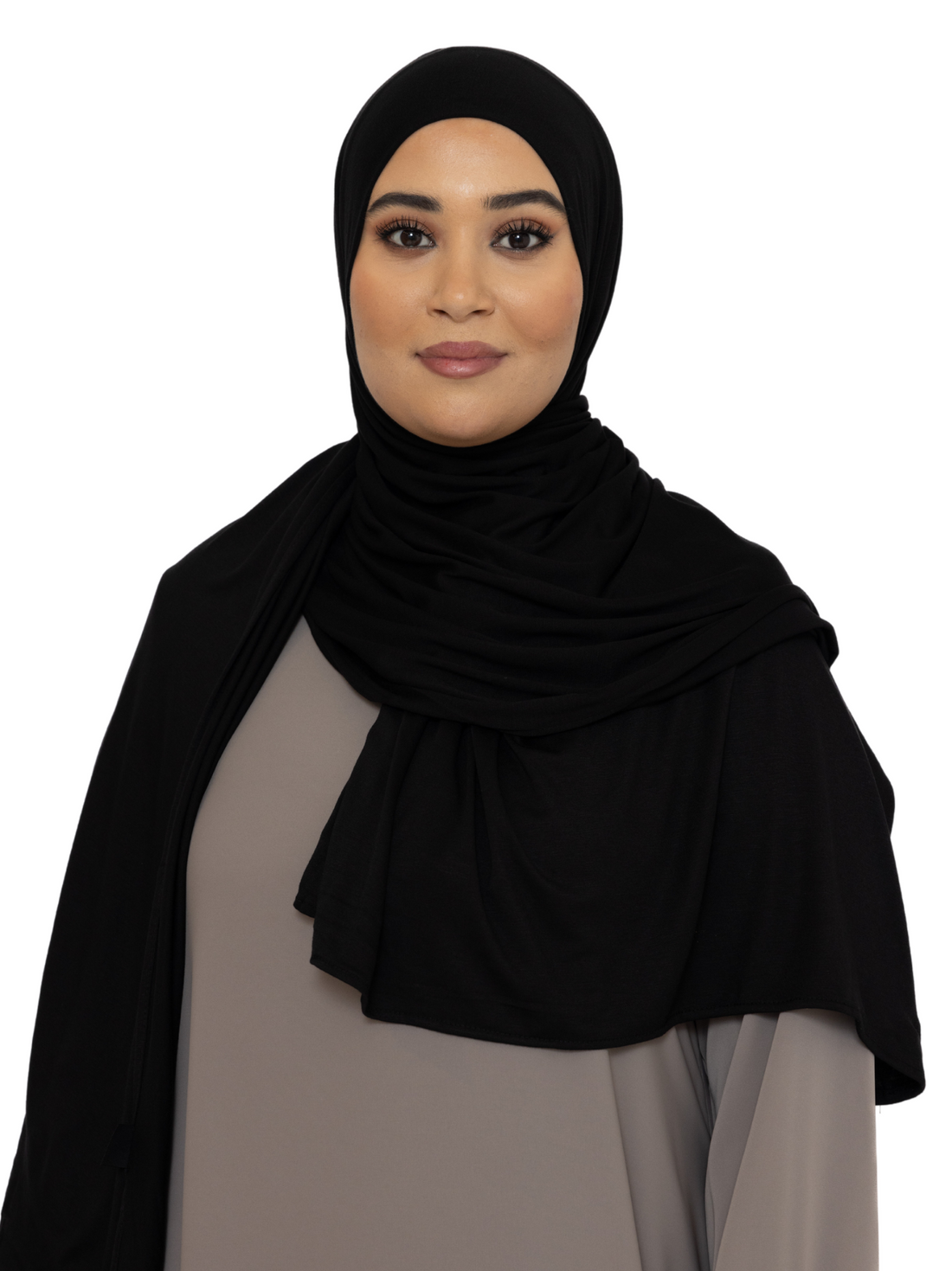 Katoenen stretch sjaal – hoofddoek van katoen, niet doorschijnend, 170 x 60 cm – foto 7